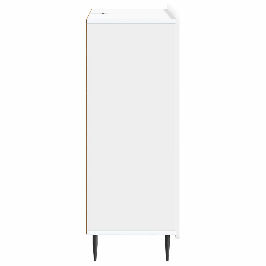 Buffet Blanc 66 x 34,5 x 91,5 cm Bois d'ingénierie - 7
