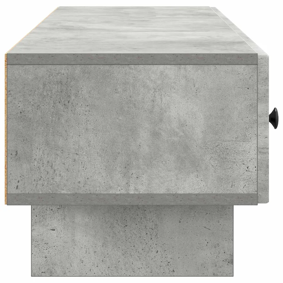 Meuble TV Gris béton 147 x 34,5 x 30 cm Bois d'ingénierie - 7