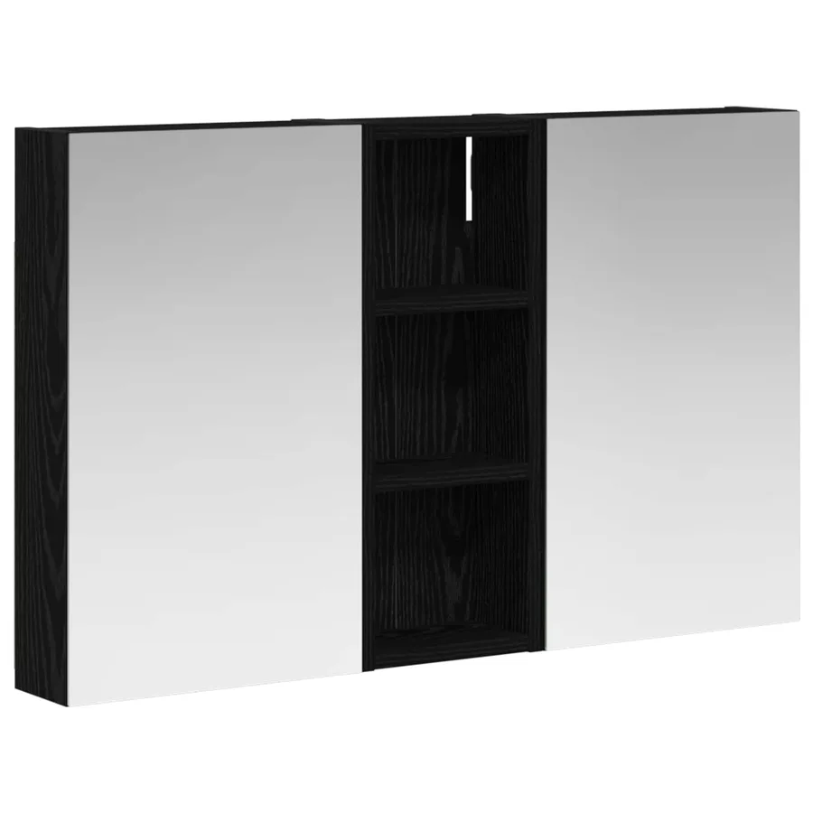 Ensemble de Meubles de Salle de Bain 3 pcs 80 x 10,5 x 50 cm - 2