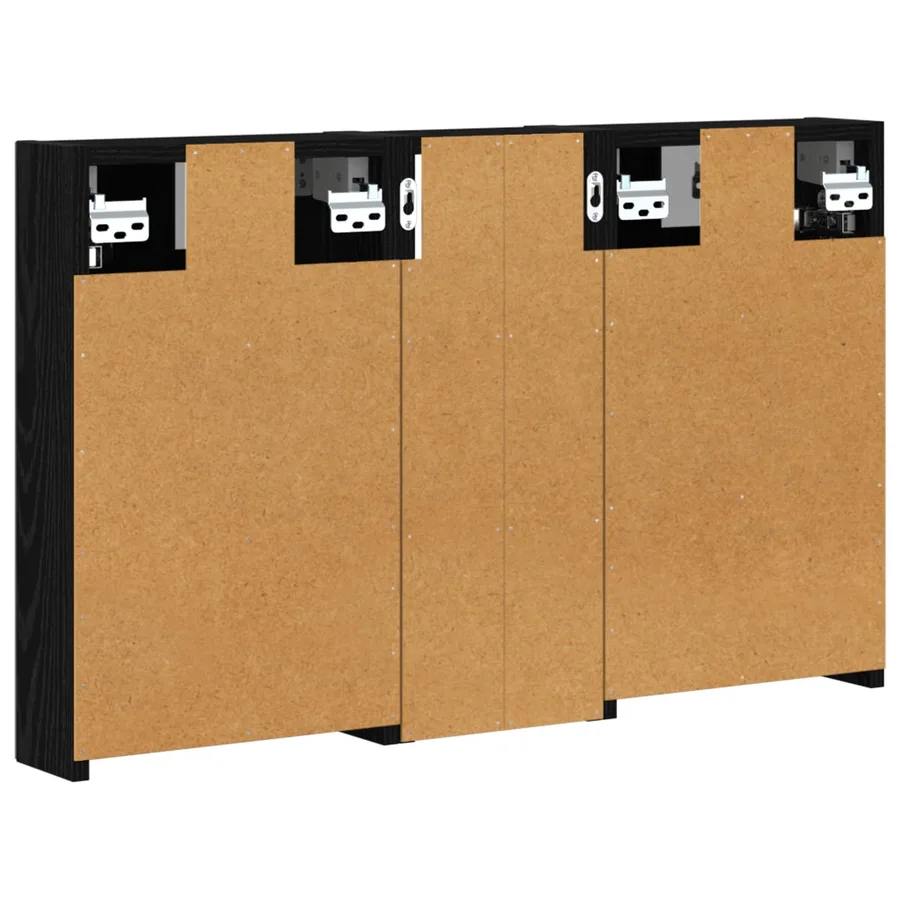 Ensemble de Meubles de Salle de Bain 3 pcs 80 x 10,5 x 50 cm - 9