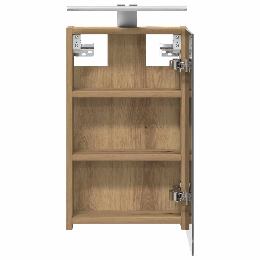 Armoire Miroir de Salle de Bain Chêne artisan 30 x 10,5 x 50 cm - 7