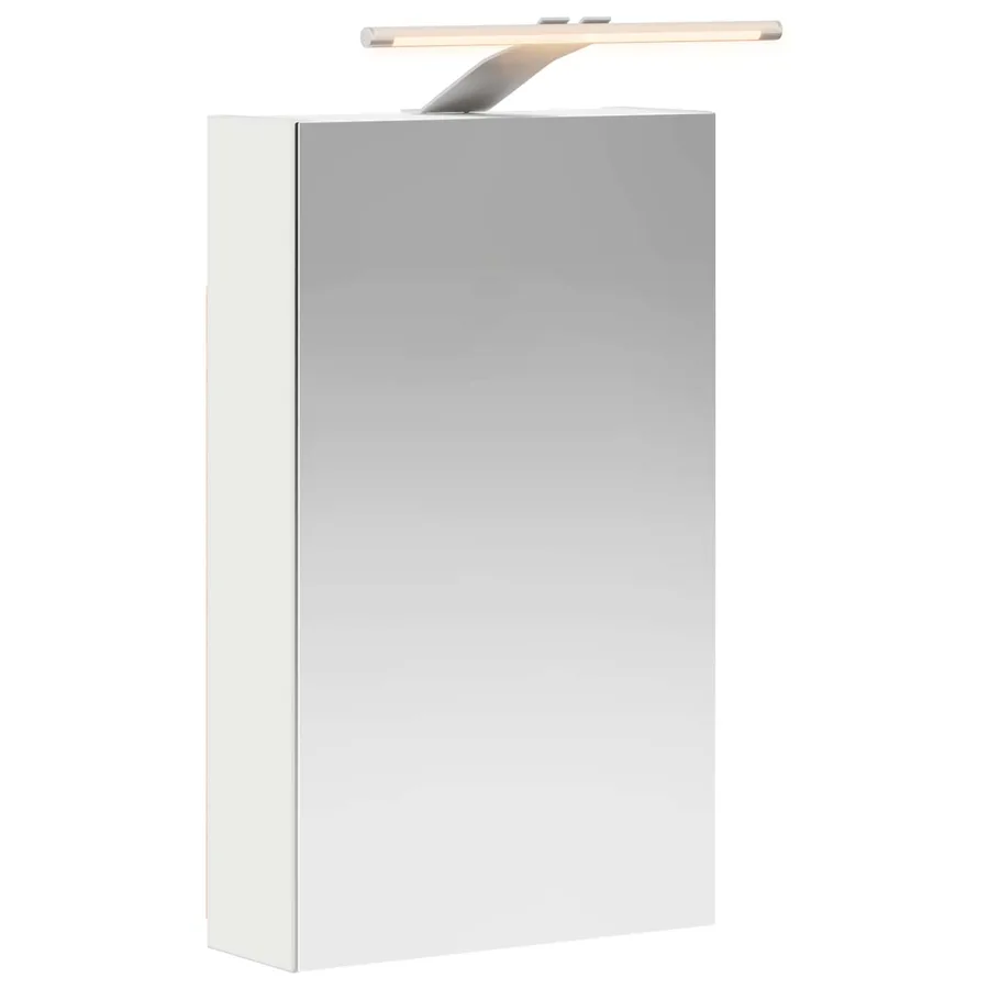 Armoire Miroir de Salle de Bain Blanc 30 x 10,5 x 50 cm - 2