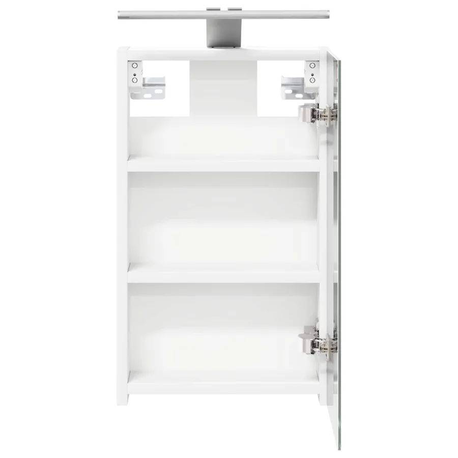 Armoire Miroir de Salle de Bain Blanc 30 x 10,5 x 50 cm - 7