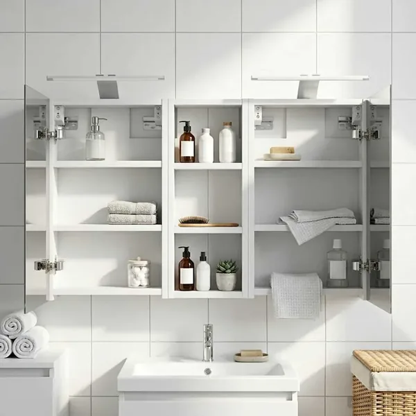 Ensemble de Meubles de Salle de Bain 3 pcs 80 x 10,5 x 50 cm