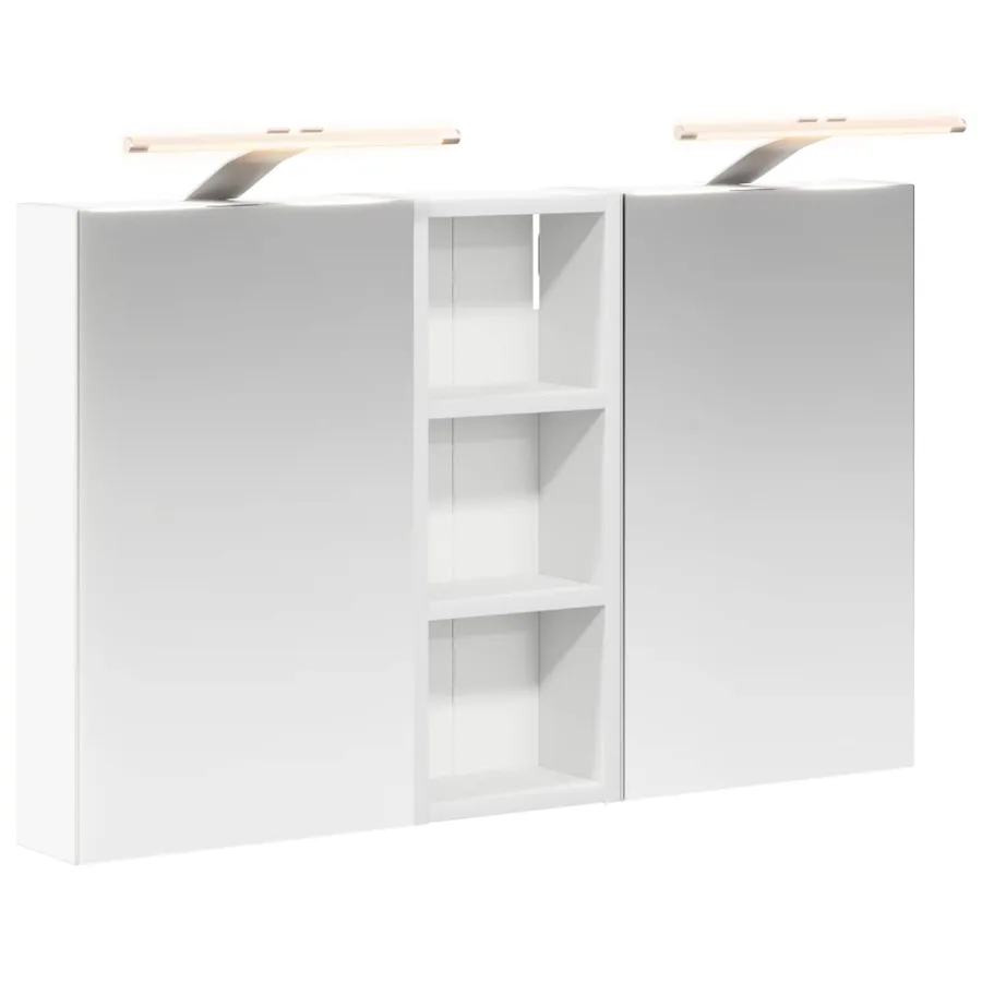 Ensemble de Meubles de Salle de Bain 3 pcs 80 x 10,5 x 50 cm - 2