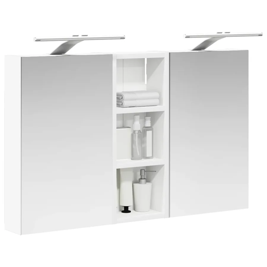 Ensemble de Meubles de Salle de Bain 3 pcs 80 x 10,5 x 50 cm - 3