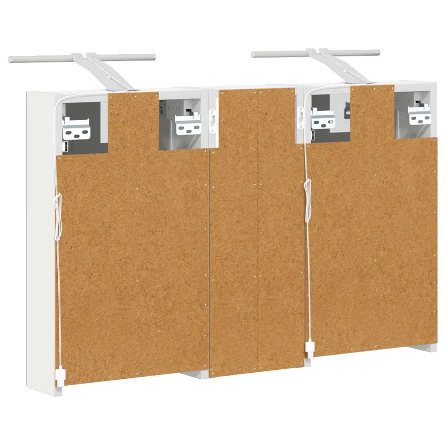 Ensemble de Meubles de Salle de Bain 3 pcs 80 x 10,5 x 50 cm - 9