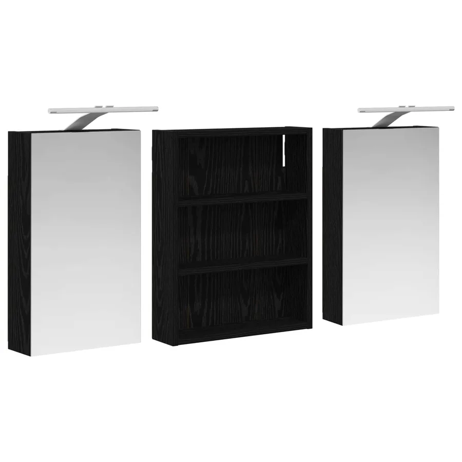 Ensemble de Meubles de Salle de Bain 3 pcs 100 x 10,5 x 50 cm - 5