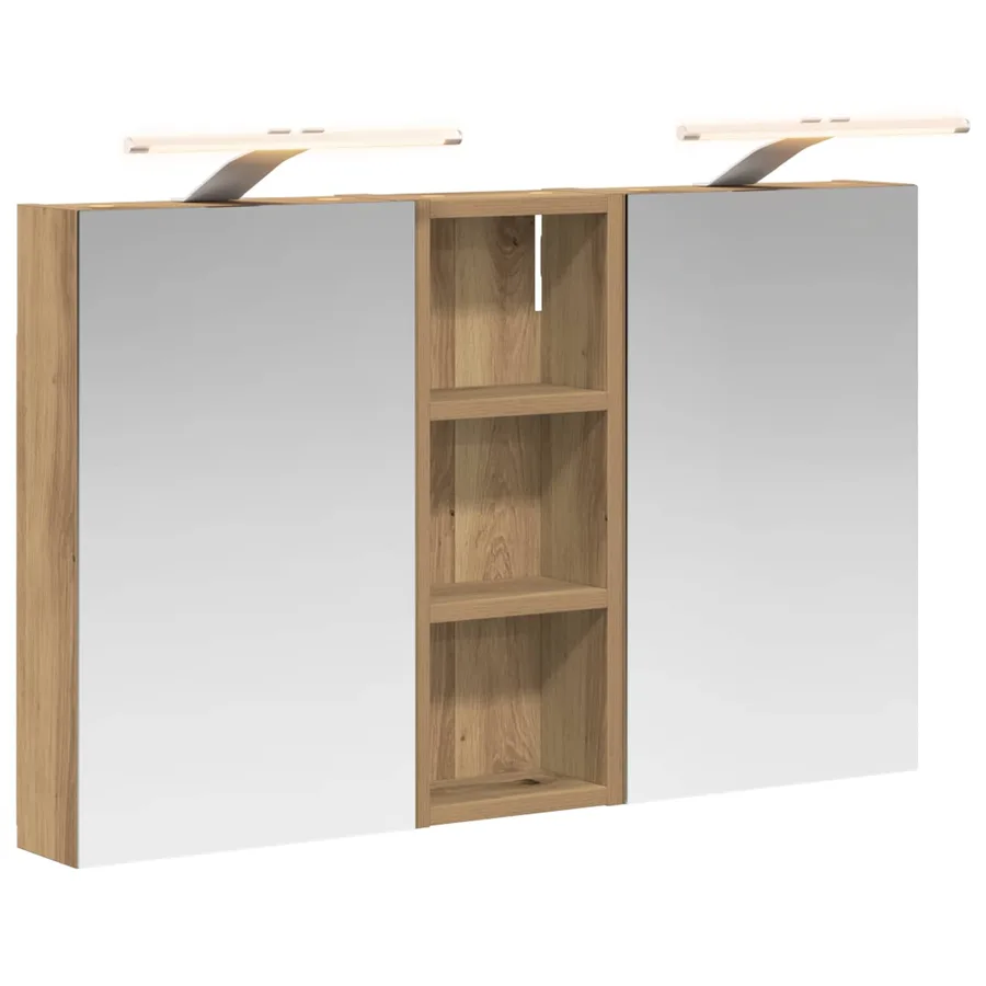 Ensemble de Meubles de Salle de Bain 3 pc 80 x 10,5 x 50 cm - 2