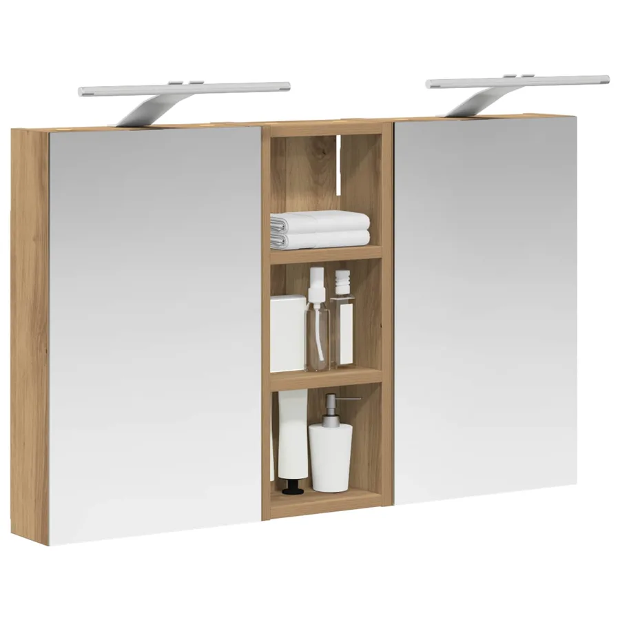Ensemble de Meubles de Salle de Bain 3 pc 80 x 10,5 x 50 cm - 3