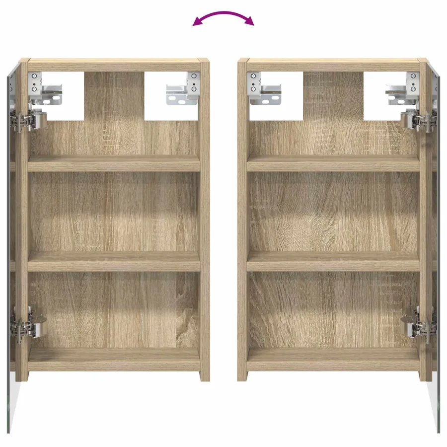 Ensemble de Meubles de Salle de Bain 3 pcs 100 x 10,5 x 50 cm - 11