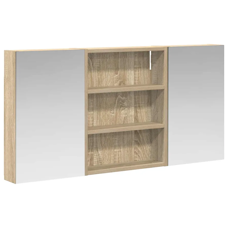 Ensemble de Meubles de Salle de Bain 3 pcs 100 x 10,5 x 50 cm - 2