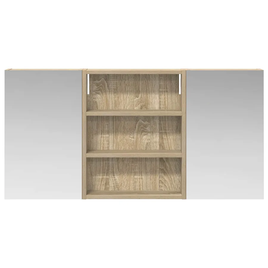 Ensemble de Meubles de Salle de Bain 3 pcs 100 x 10,5 x 50 cm - 6