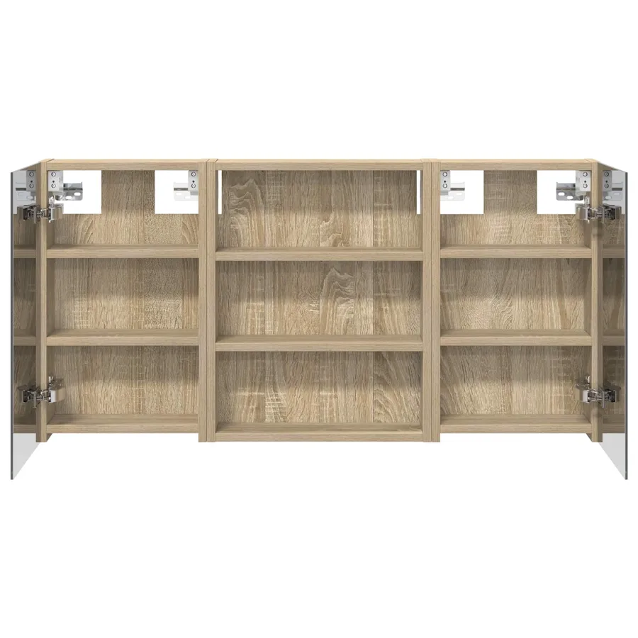 Ensemble de Meubles de Salle de Bain 3 pcs 100 x 10,5 x 50 cm - 7