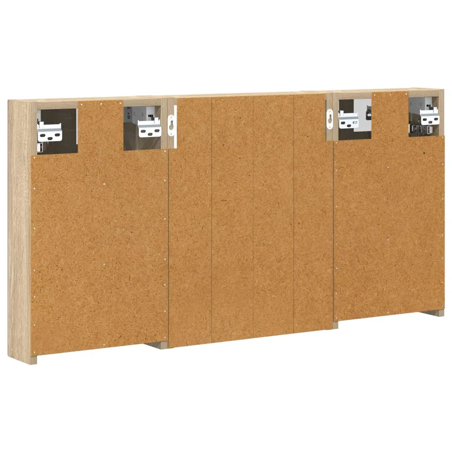 Ensemble de Meubles de Salle de Bain 3 pcs 100 x 10,5 x 50 cm - 9
