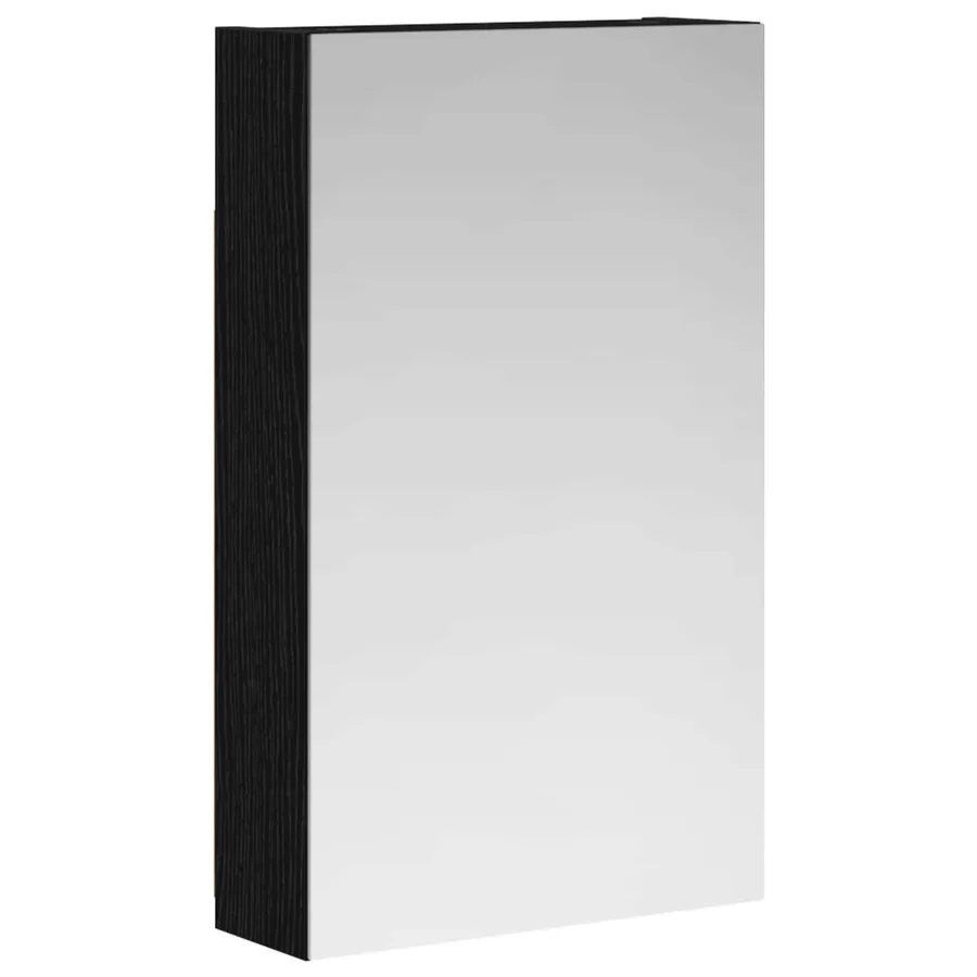 Armoire Miroir de Salle de Bain Chêne noir 30 x 10,5 x 50 cm - 2