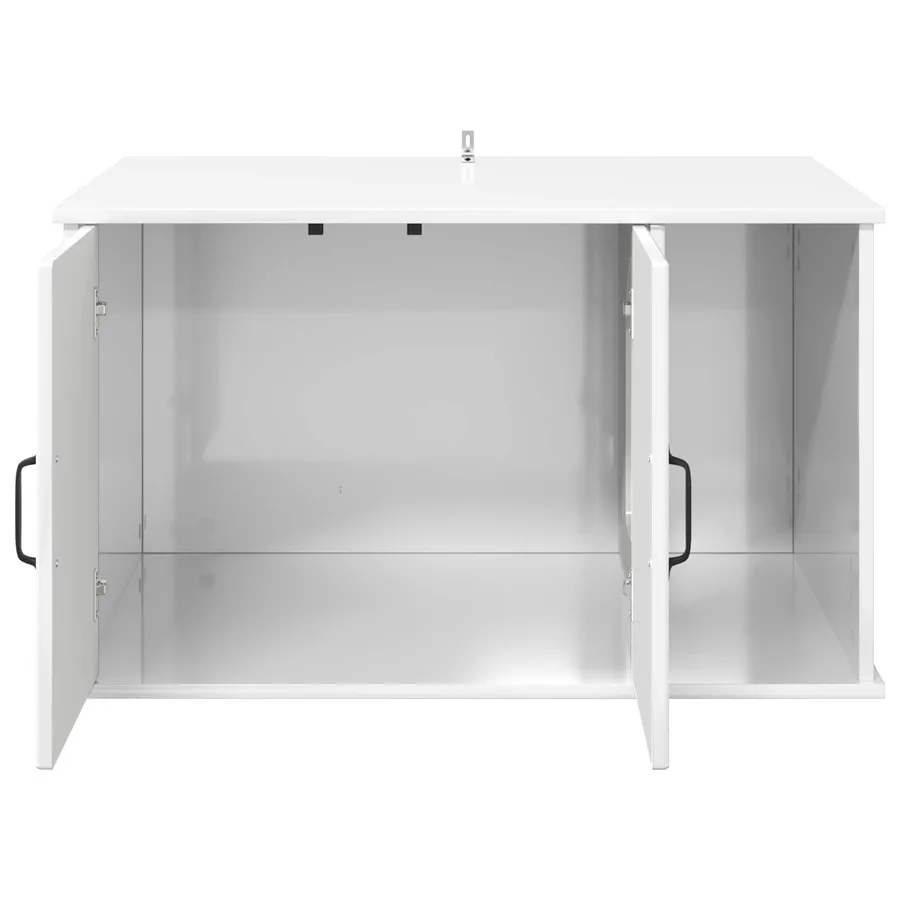 Maison pour chat Blanc Brillant 85 x 55 x 50 cm - 5