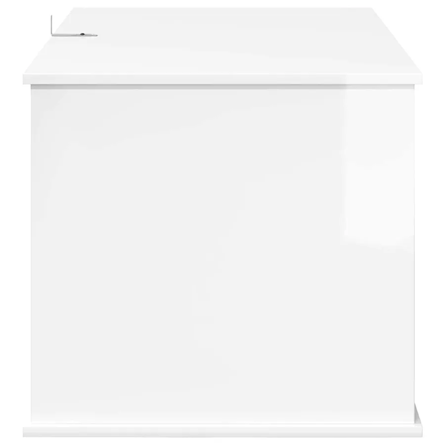 Maison pour chat Blanc Brillant 85 x 55 x 50 cm - 7