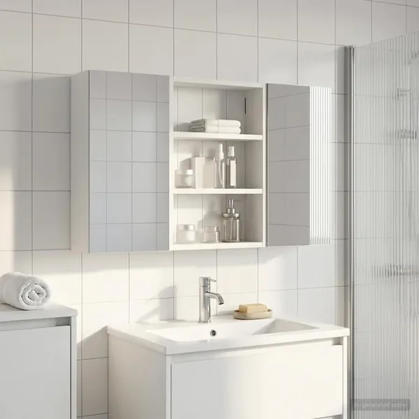 Ensemble de Meubles de Salle de Bain 3 pcs 100 x 10,5 x 50 cm
