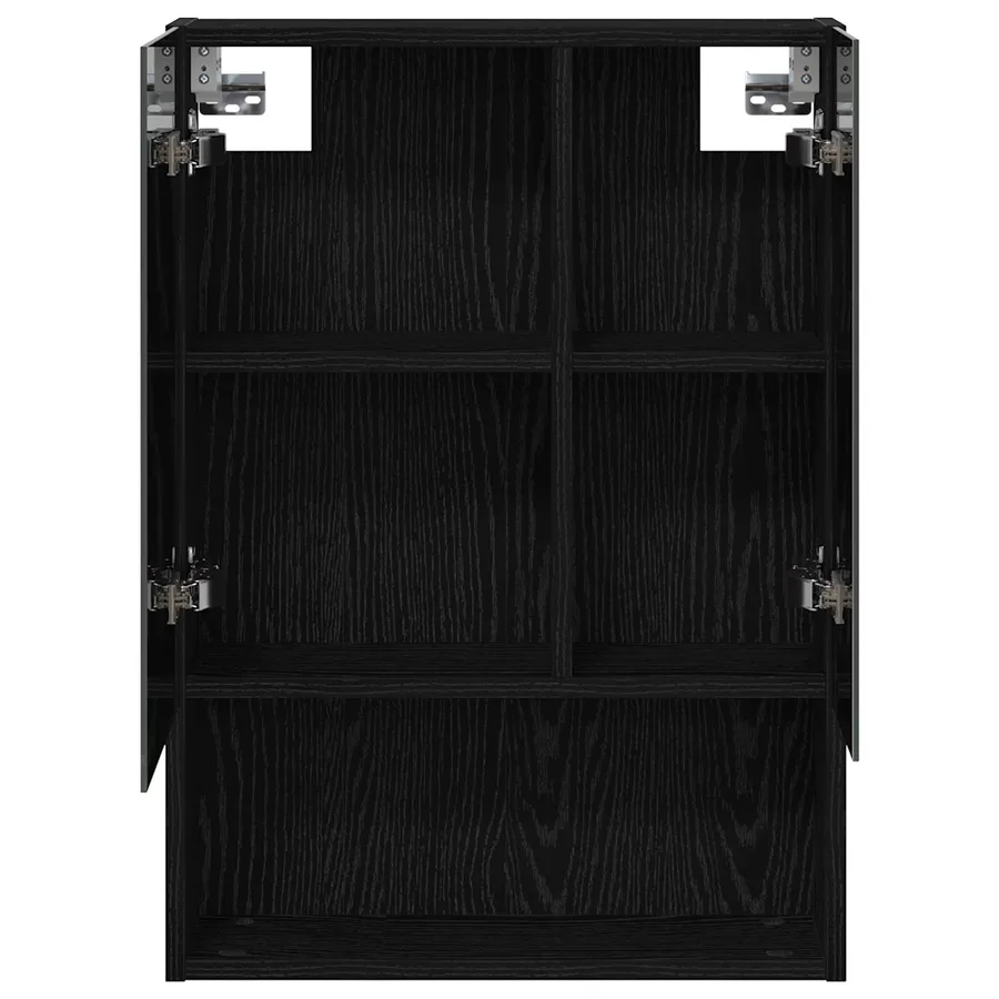 Armoire Miroir de Salle de Bain Chêne noir 50 x 14,5 x 70 cm - 6