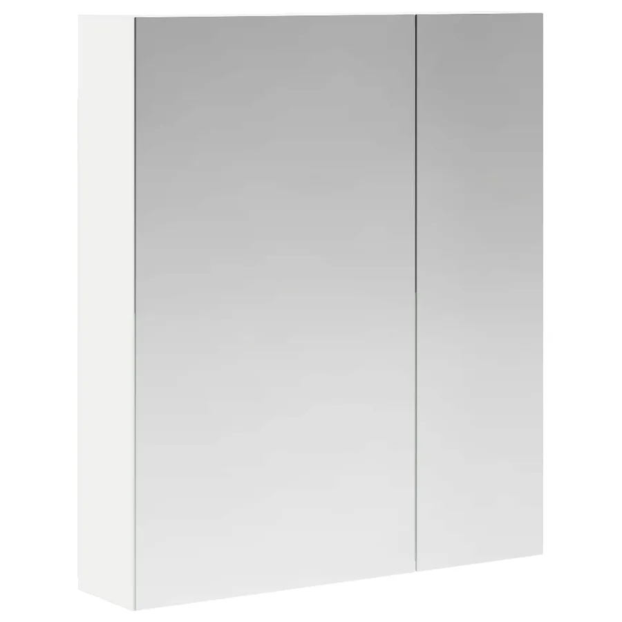 Armoire Miroir de Salle de Bain Blanc 60 x 14,5 x 70 cm - 2