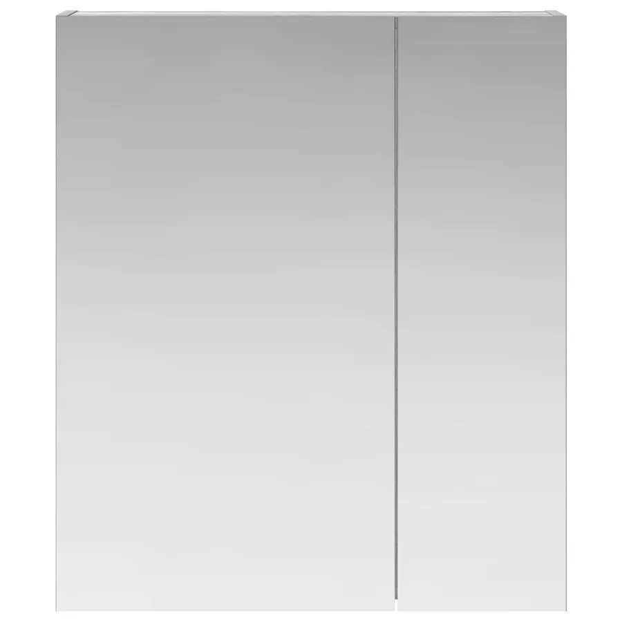 Armoire Miroir de Salle de Bain Gris Sonoma 60 x 14,5 x 70 cm - 5