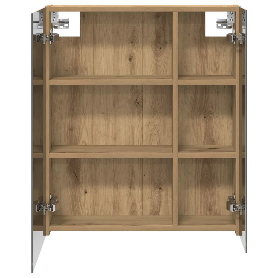 Armoire Miroir de Salle de Bain Chêne artisan 60 x 14,5 x 70 cm - 6