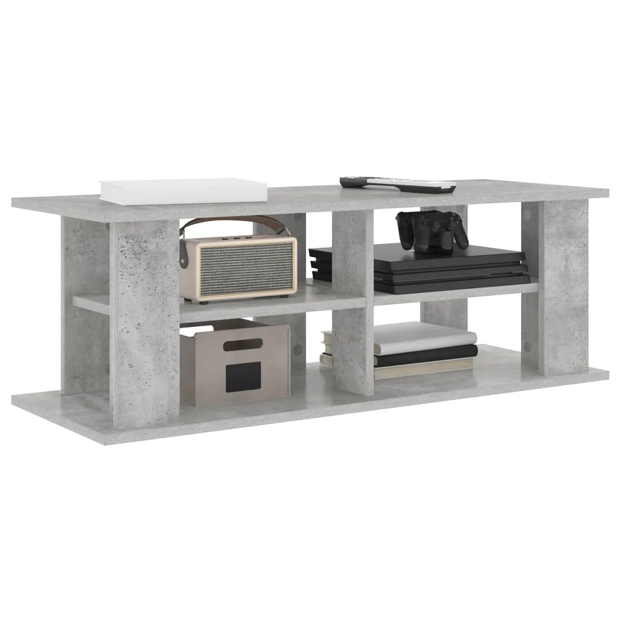 Support de télévision Gris béton 96 x 35 x 33,5 cm - 3
