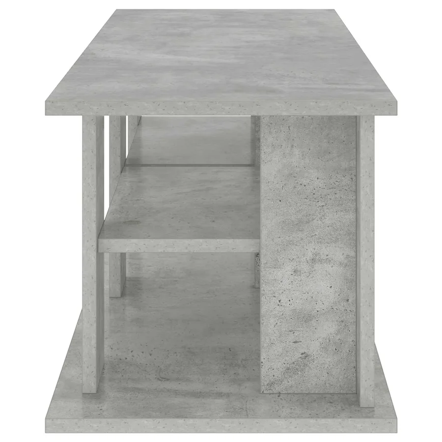 Support de télévision Gris béton 96 x 35 x 33,5 cm - 6