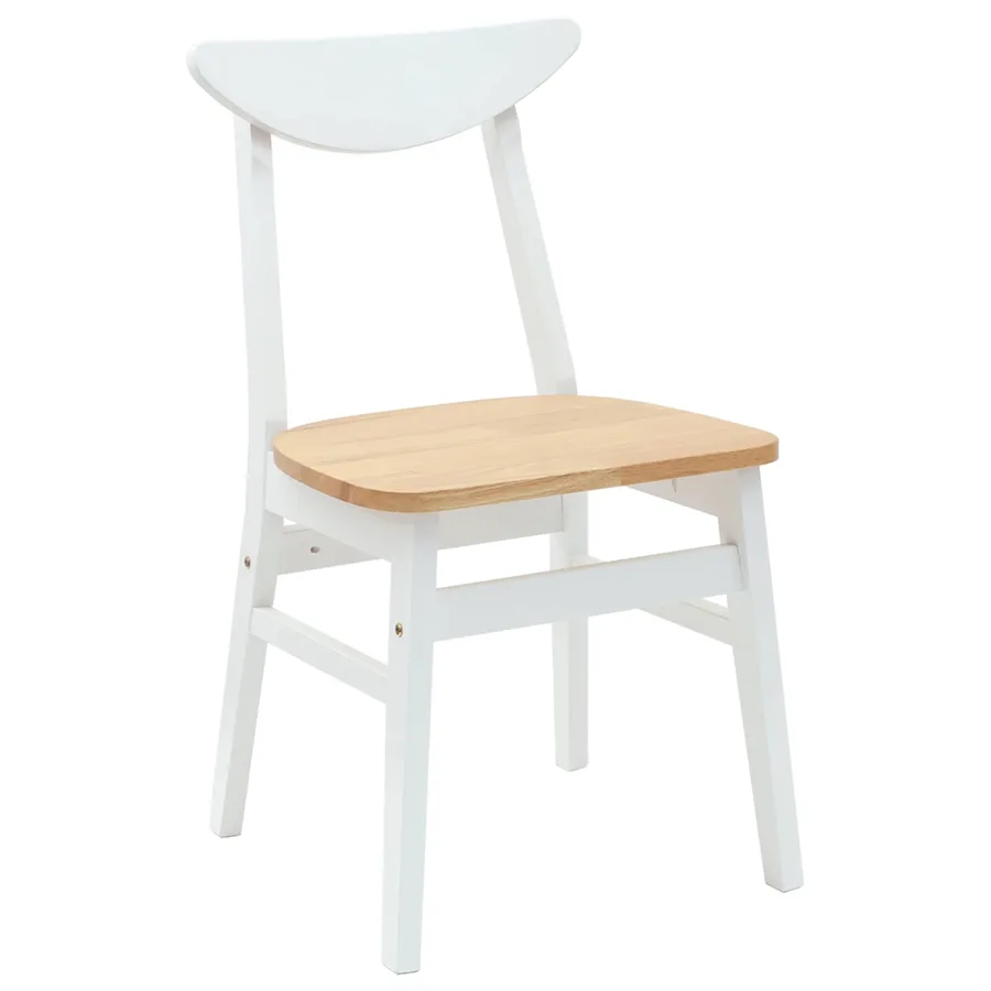 Chaises de salle à manger 2 pcs Blanc 42 x 47.5 x 81 cm - 4