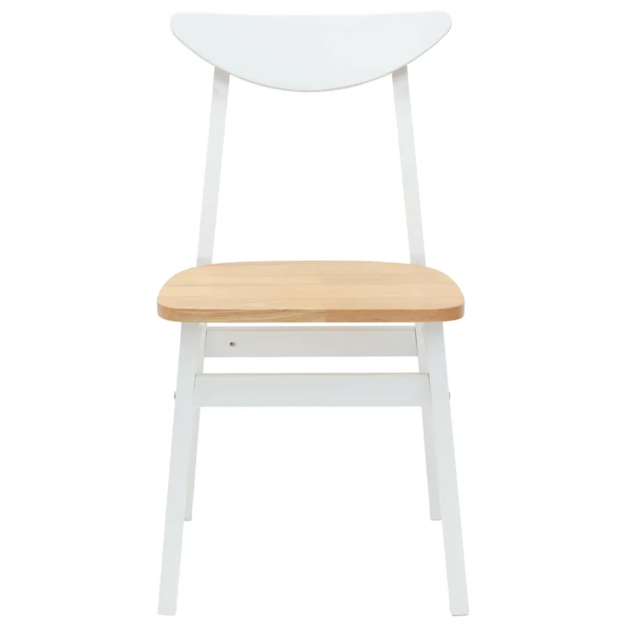 Chaises de salle à manger 2 pcs Blanc 42 x 47.5 x 81 cm - 5