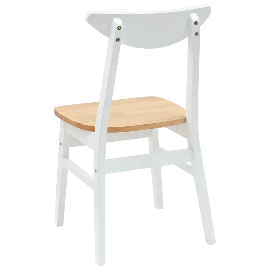 Chaises de salle à manger 2 pcs Blanc 42 x 47.5 x 81 cm - 7