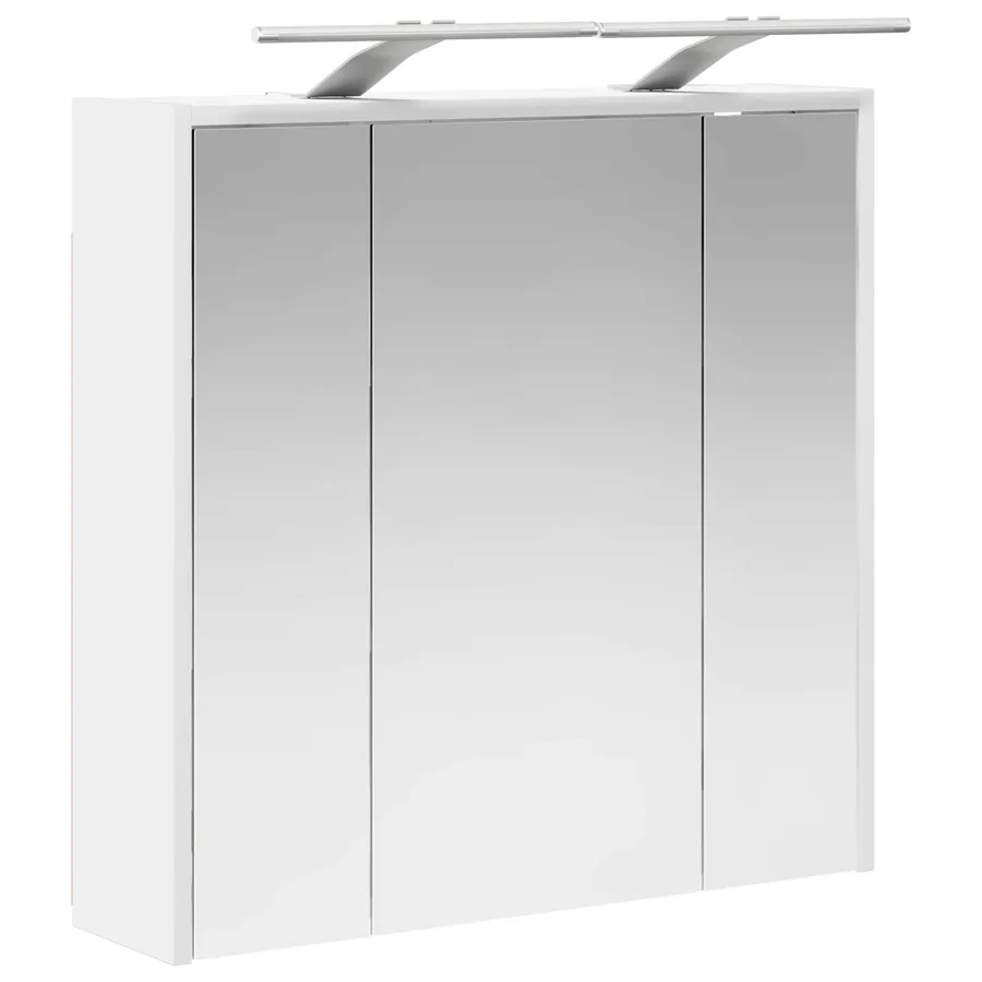 Armoire Miroir de Salle de Bain Blanc 63,5 x 16 x 62,5 cm - 5