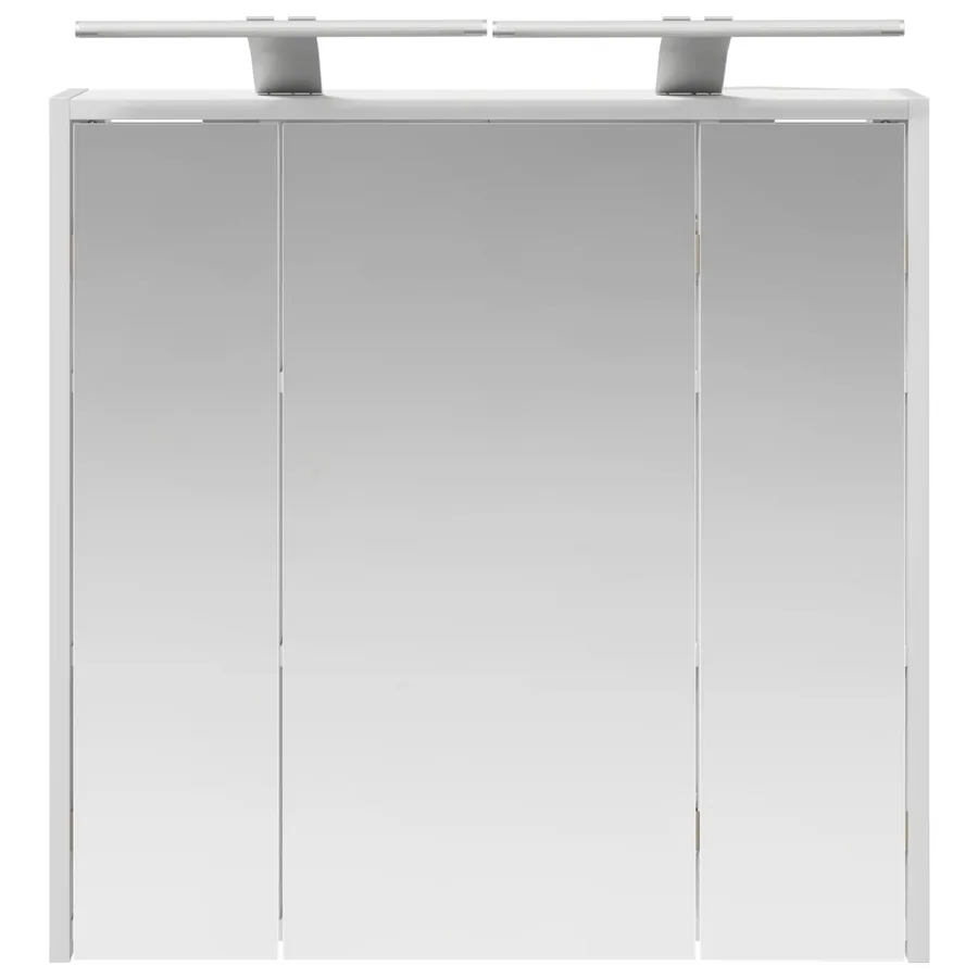 Armoire Miroir de Salle de Bain Blanc 63,5 x 16 x 62,5 cm - 6