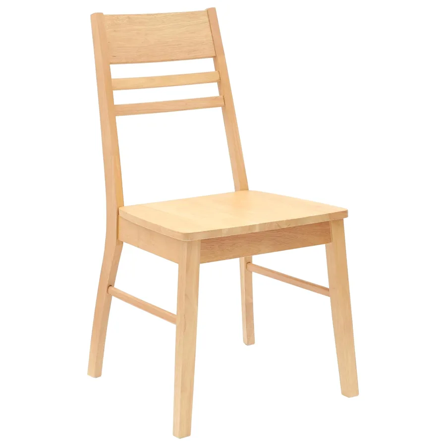 Chaises de salle à manger 2 pcs Naturel 43 x 54 x 89 cm - 4