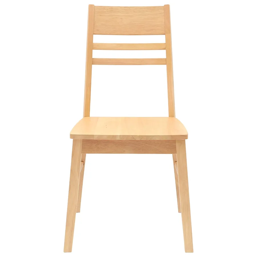 Chaises de salle à manger 2 pcs Naturel 43 x 54 x 89 cm - 5