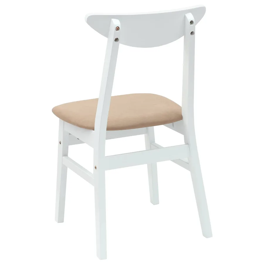 Chaises de salle à manger 2 pcs Blanc 42 x 47.5 x 81 cm - 7