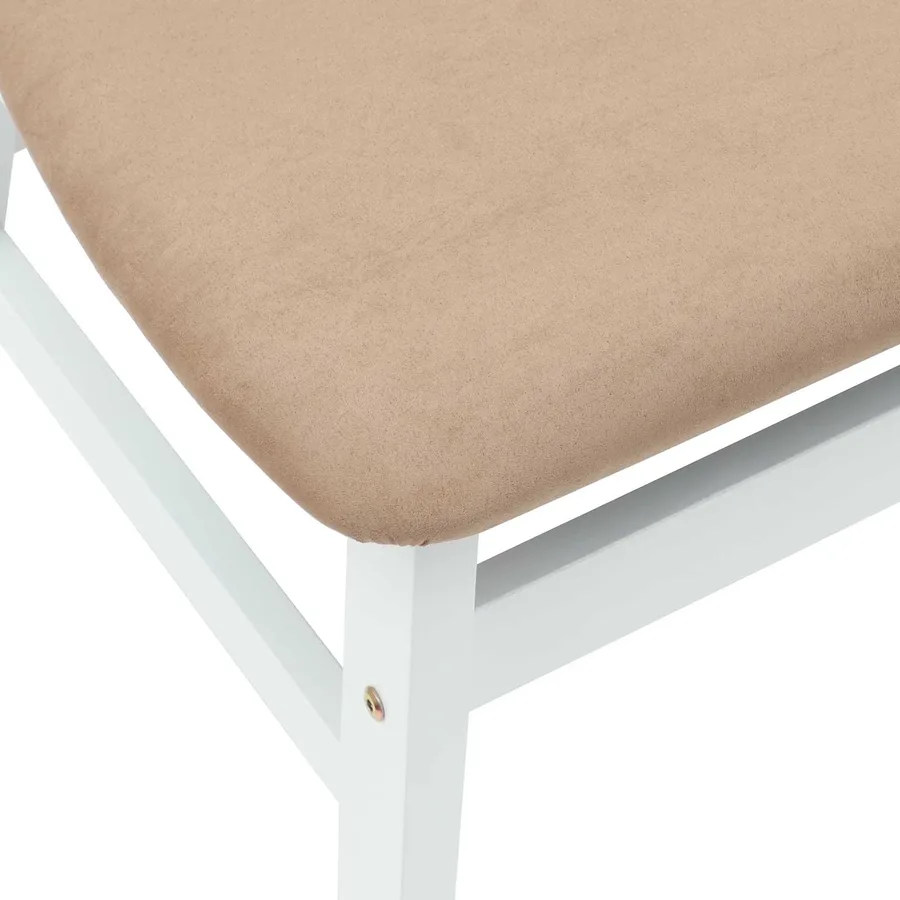 Chaises de salle à manger 2 pcs Blanc 42 x 47.5 x 81 cm - 9