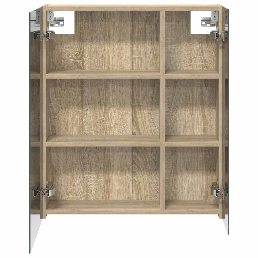 Armoire Miroir de Salle de Bain Chêne Sonoma 60 x 14,5 x 70 cm - 6