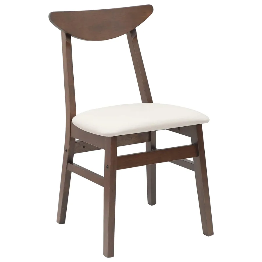 Chaises de salle à manger 2 pcs Marron Clair 42 x 47.5 x 81 cm - 4