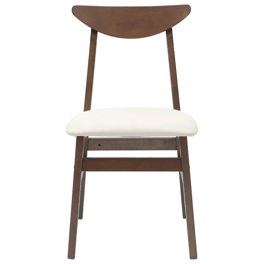 Chaises de salle à manger 2 pcs Marron Clair 42 x 47.5 x 81 cm - 5