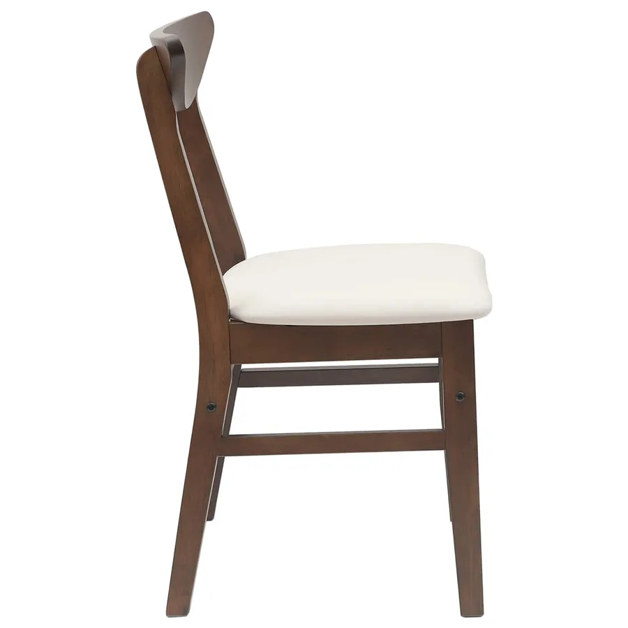 Chaises de salle à manger 2 pcs Marron Clair 42 x 47.5 x 81 cm - 6