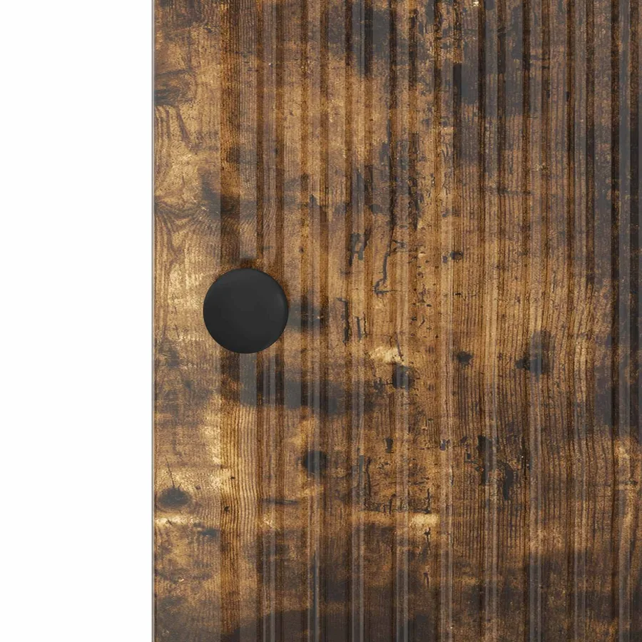 Buffet Chêne fumé 33 x 34,5 x 90 cm Bois d'ingénierie - 10
