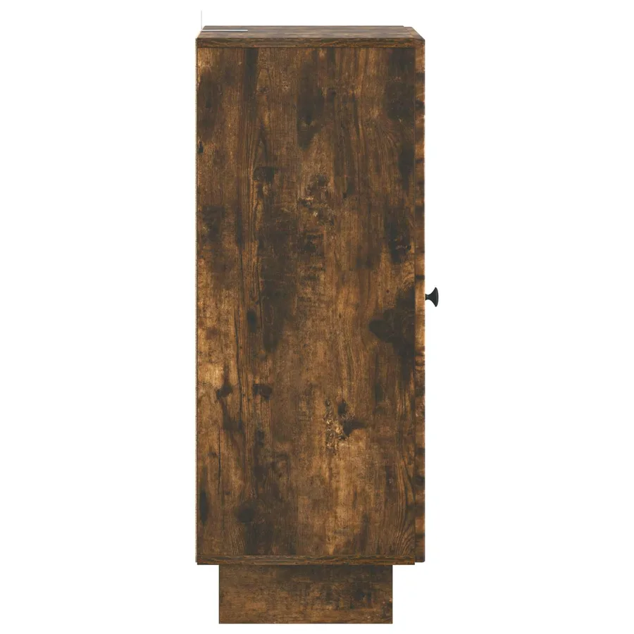 Buffet Chêne fumé 33 x 34,5 x 90 cm Bois d'ingénierie - 7