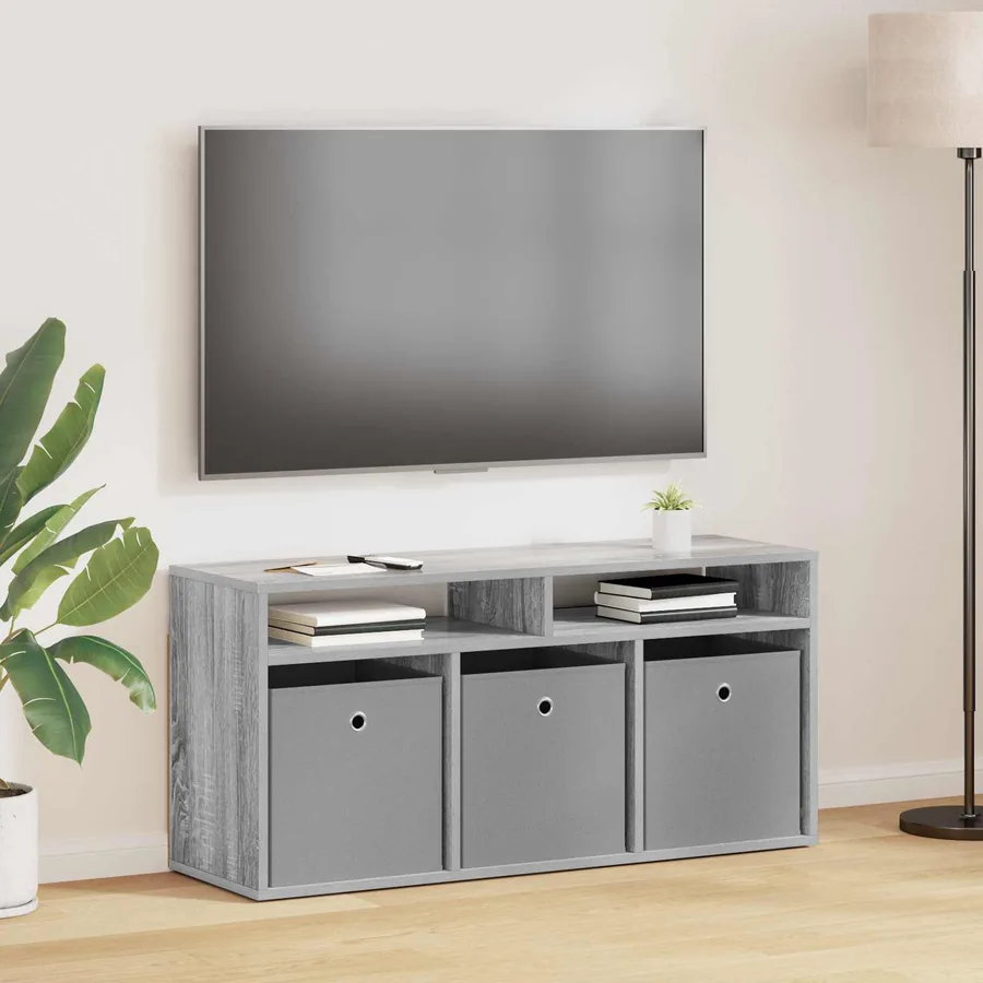 Basboard avec tiroir Gris Sonoma 102 x 32 x 48,5 cm
