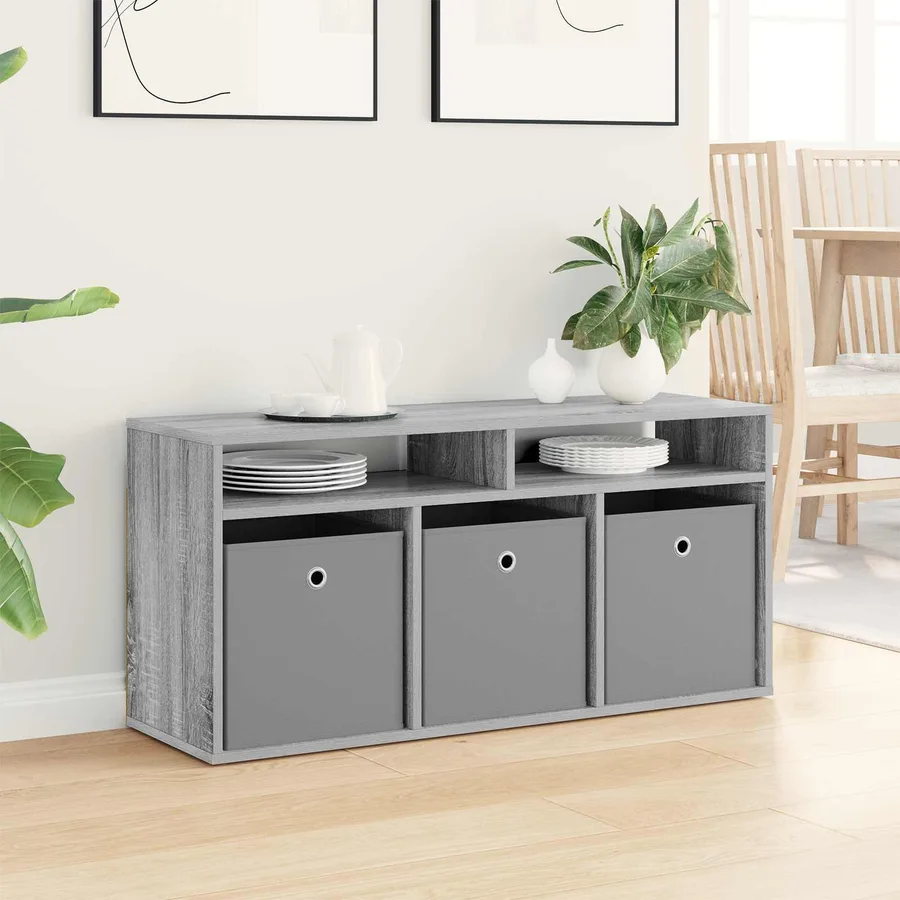 Basboard avec tiroir Gris Sonoma 102 x 32 x 48,5 cm - 4