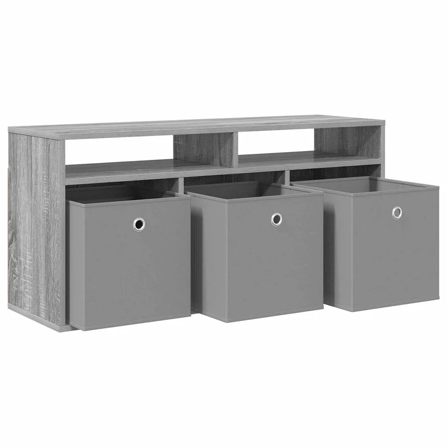Basboard avec tiroir Gris Sonoma 102 x 32 x 48,5 cm - 5