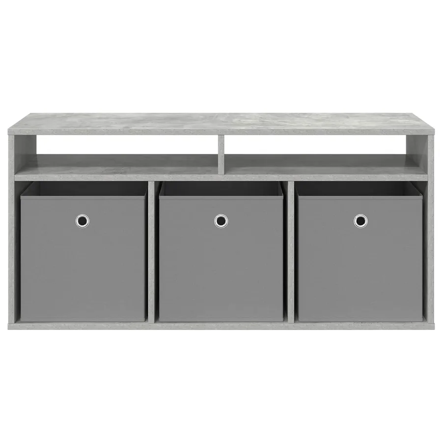 Basboard avec tiroir Gris béton 102 x 32 x 48,5 cm - 6
