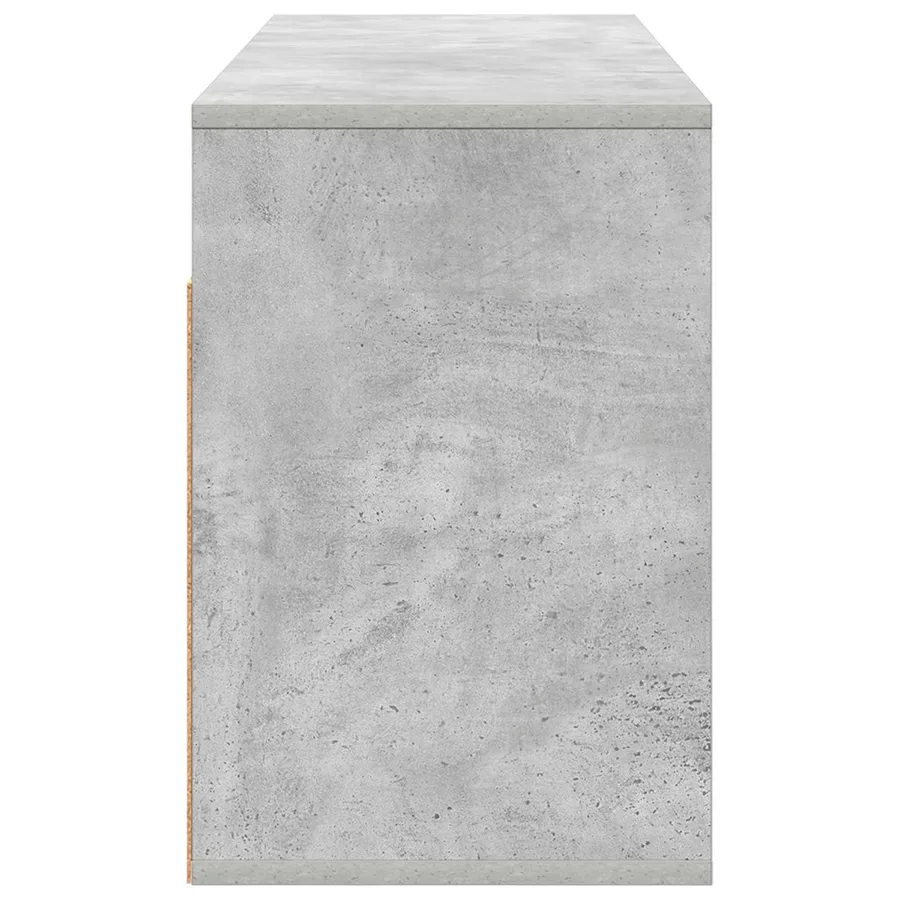 Basboard avec tiroir Gris béton 102 x 32 x 48,5 cm - 7
