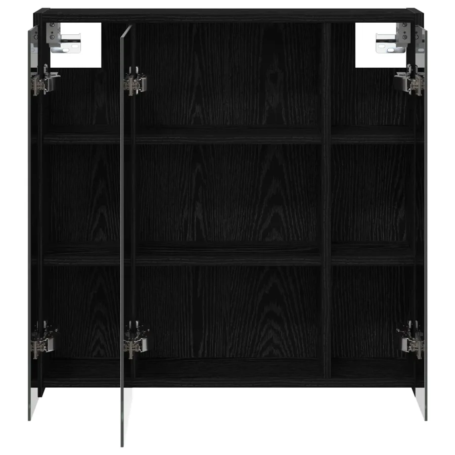 Armoire Miroir de Salle de Bain Chêne noir 63,5 x 16 x 62,5 cm - 6